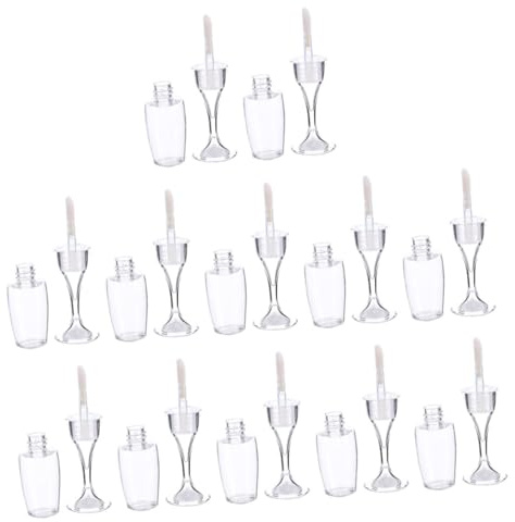 HAKIDZEL 24pièces Tube Vides Pour Gloss à Flacon Plastique Contenant Vide Pour Gloss Cosmétique