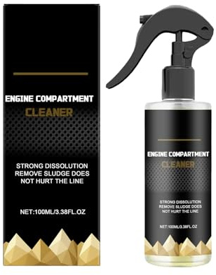 Sgrassatore Motore Ad Alta Resistenza,Rimozione Residui e Depositi - Detergente Sgrassante Intensivo 100ml per Auto Moto Camion Barche e Macchinari con Residui Grassi