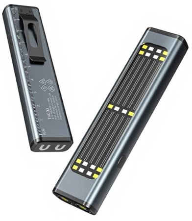 Taschenlampe led aufladbar usb c camping lampe solar Ladegerät Mini Doppelte Hauptleuchte Mit 7 Beleuchtungsmodi , maglite IPX6 wasserdichte Handlampe für Camping, Wandern, Angeln, Outdoor Notfälle
