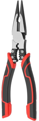 Industrial Grade Multifunctional Pliers Carbon Steel Multipurpose Wire Cutter Tool Needle Nose Pliers for Stripping Cutting Diagonal Cutter for Basic Repair DIY Projects (Needle Nose Pliers)
