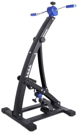 YYLMKMFC Fahrrad-Pedaltrainer, Pedaltrainer, Mini-Heimtrainer, mit verstellbarem Griff, Fitnessgerät for Senioren