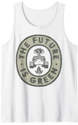 Disney Pixar Earth Day Wall-E The Future Is Green Tank Top