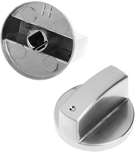 Greendhat Austauschbare Teile - 2 Stück Universalherd Ofen Gasherd Regelbereich Knopf Schalter Ersatz Metall