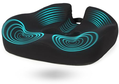 Donut Seat Cushion for Coccyx, Office Chair Cushions for Sciatica & Back,Hip Pain Relief,Memory Foam Orthopedic Cushion for Tailbone, Lumbar Support Cushion for Car Seat,Wheelchair,Gaming Chair