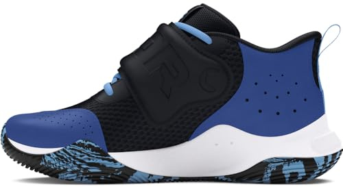 Under Armour Unisex Pre School Zone Basketball 2, (005) Black/Tech Blue/Horizon Blue, 1, US