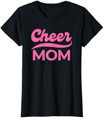 Cheer Mom Pink Cheerleading Matching Parents T-Shirt
