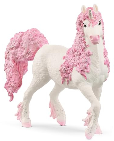 SCHLEICH BAYALA | Blüten Einhorn Stute 70831 | detailgetreue, Fantastische Figuren | tolles Geschenk für Mädchen und Jungen | wunderschöne Sammelfiguren | Spielfigur ab 5 Jahren | 5 x 14 x 12 cm