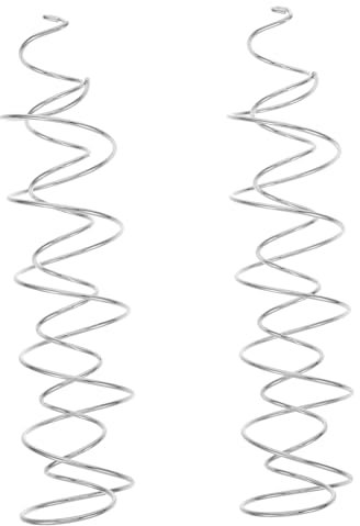 TOGEVAL 2stücke Spiralanhänger Windspiel Zubehör Für DIY Windspiele Und Metall-deko Gartendeko Außen Drehbare Spiral-Elemente Für Kreative Hängende Ornamente Und Klangspiele
