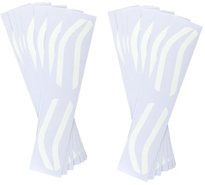 Adesivi per sopracciglia, stencil per sopracciglia, Shaper del sopracciglio per donne kit stencil, Modelli professionali da 50 coppie, adesivi aerogrammi adesivi a di per il trucco colorato