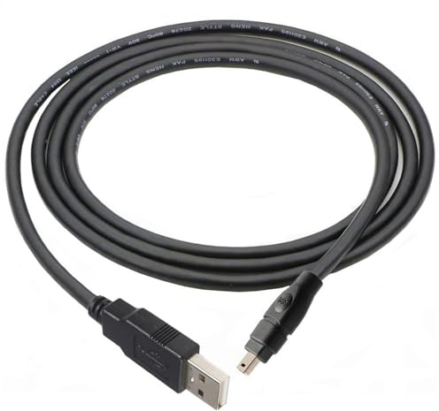 Cable USB 2.0 a 4 pines 1394 macho a macho adaptador para videocámara DCR-TRV75E Transferencia de datos de 400 Mbps