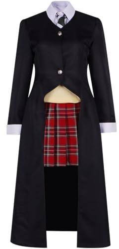 Gooyeh Maka Albarn cosplay kostym anime maka albarn peruker kläder fullt set för kvinnor flicka tecknad karaktär klänning uniform för halloween comic-con-prestanda