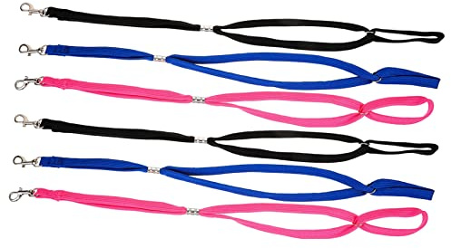 UKCOCO Set 6 Pezzi Anelli Di Toelettatura Regolabili in Nylon Morbido e Resistente Per Cani Cordoni Per Toelettatura e Bagno Animali Domestici Accessori Per Tavolo Casa e Professionale