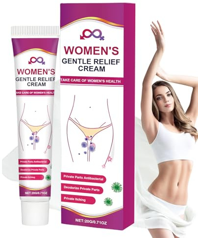 Crème anti-démangeaisons pour femme - Soin apaisant pour les zones intimes - Crème corporelle naturelle pour les peaux sensibles après le sport et les soins quotidiens