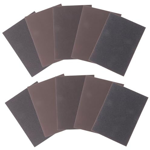 ABOOFAN 20pezzi Vetrata Per Lucidatura Spugne Abrasive Bagnate e Asciutte Metallo Cartongesso Modelli e Mobili Riutilizzabili Per Levigatura