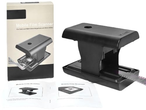 Smartphone Film Scanner Shockproof ABS Film Reader for Fast Digitization of 35mm Slides and Negatives Using Mobile Device Slide Scanner