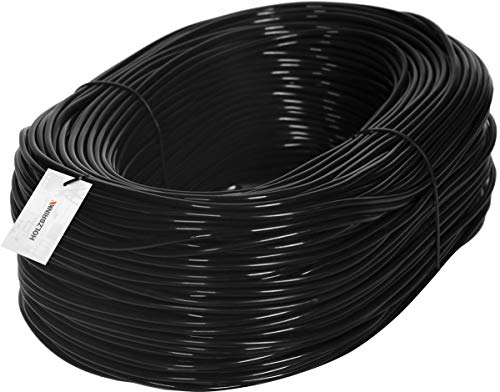 HOLZBRINK Tuyau PVC noir pour micro-asperseurs 3x5 mm, système d’arrosage goutte-à-goutte, 200 m