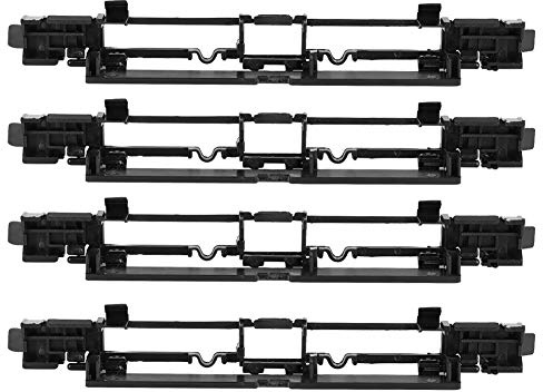 EVGATSAUTO Ersatz Dachträger Abdeckung, 4 Stück Auto Dachträger Abdeckung Schienen Verkleidung Filmklappe Passend für H MK5 5187915, 13125723, 5187878, 5187914
