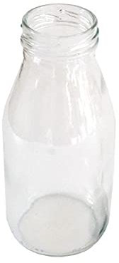 Floralcraft Milk Bottle 200ml (Set of 24) - Mini Glass Drinks Bottle for Table Centrepiece Venue Decoration Tea Party Bud Vases for Floral arrangements