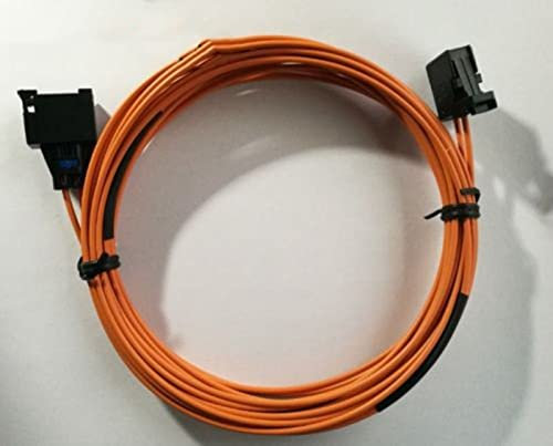 Keneddng Maggior Parte Connettori Cavi in Fibra Ottica Maschio a Femmina Cavo 10 0cm. for BMNW. Mercedes Au-di Amp. Auto Bluetooth GPS Cavo in Fibra (Color Name : 100cm)