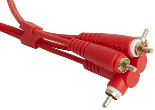 UDG Ultimate Cable (RCA Droit - RCA coudé) Rouge 3m