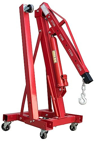DDKYHU Hydraulisch zusammenklappbarer Kleinkran, Automotor-Aufhängung, Heben von 2T 3T Mobiles Hebewerkzeug YIJIAN (Farbe: 3T schwer zusammenklappbar 170 kg) (3t schwer zusammenklappbar 170 kg)