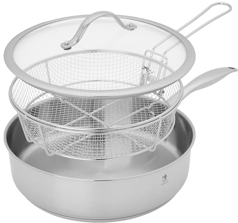 Henckels Aragon 5-qt Stainless Steel Saute Pan with Lid & Fryer Basket