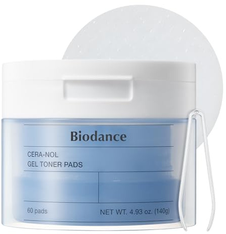 Biodance Cera-nol Gel Toner Pads – Beruhigende Feuchtigkeitspflege mit Hyaluronsäure & Ceramiden für empfindliche Haut