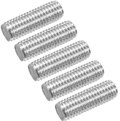 QUARKZMAN 15 Stück Gewindestange M10 x 30mm Vollgewinde Stange 304 Edelstahl Rechtsgewinde Stäbe für Ankerbolzen, Klemmen, Haken und U-Bolzen, M10-1,5 Gewindesteigung