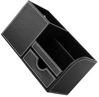 Operitacx Büro-desktop-organizer Mit Mehreren Fächern Für Stifte Telefon Und Andere Gegenstände Aus Hochwertigen Materialien Gefertigt Modernes Design Schwarz Geeignet Für Schreibtisch Zuhau