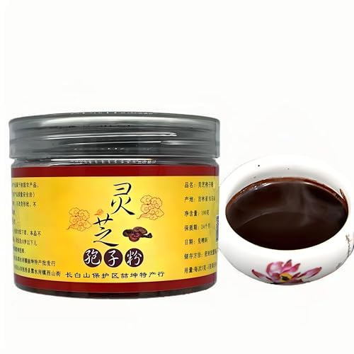 HELLOYOUNG 100g té de hierbas de esporas de Ganoderma natural de China Sin aditivos alimento verde Esencia pura rico (1 pc)
