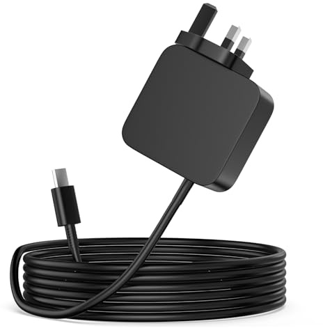 GVKRLXZ 65W USB C Fast Charger Compatible with Nintendo Switch Steam Deck & ROG Ally/TV Dock/Lite Shark CH701,JBL Xtreme 4,Compatible with Asus Zenbook 14/15/17 Type-C Charging Power Adaptor