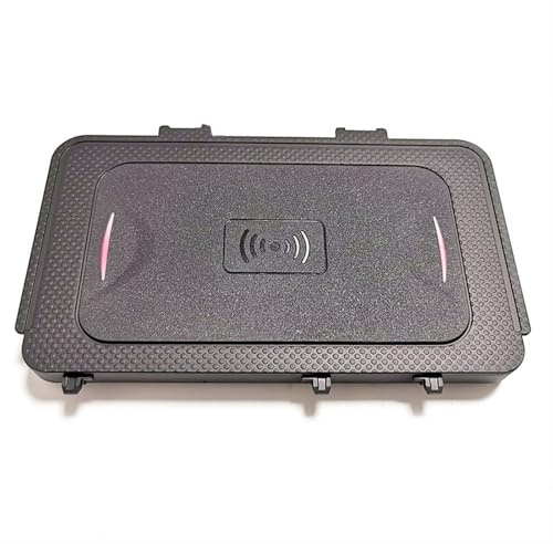 DEMULAX 15W Auto QI Wireless Phone Charger Schnellladegerät Ladehalter Telefonadapter, for, for VW, for Jetta, MK7 Teramont Phideon T-Cross, for, for T-ROC, Kabelloses Autoladegerät(for T-ROC 2018-2