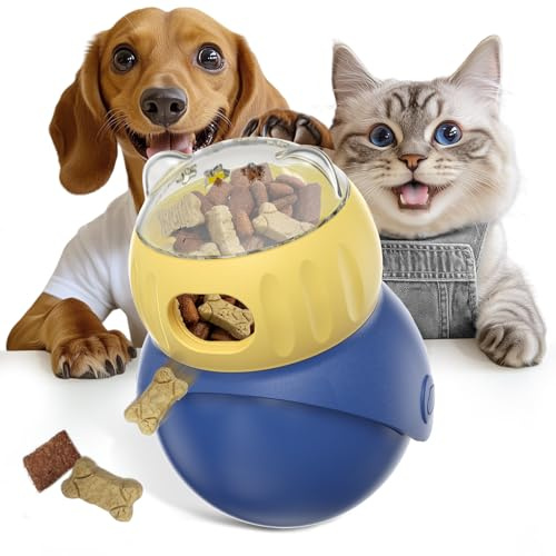Dufuso Jouet Chien Occupation, Slow Feeder Mit Verstellbarem Schalter, Jouet Interactif Chien Zur Verbesserung Der Verdauung, Favorise l'intelligence, pour Tout Type De Chiens, Libérant du Plaisir