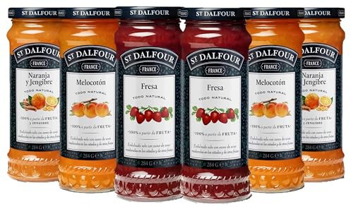 St Dalfour Caja Mixta Mermeladas 6x284g 100% Fruta Sin Azúcares Añadidos