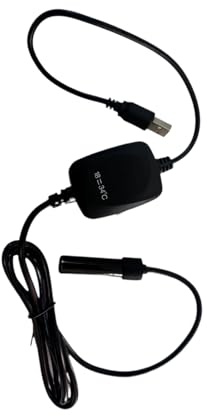 Fenteer Chauffage D'Aquarium Bâton Chauffant Mini pour Tortues Thermoplongeur USB de 10W en Céramique avec Température Ajustable Adapté pour Les Aquariums D', Celsius Anglais