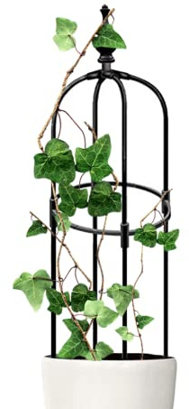 Obelisco da giardino Traliccio Supporto per piante rampicanti Obelisco a torre di rose per pomodori rosa