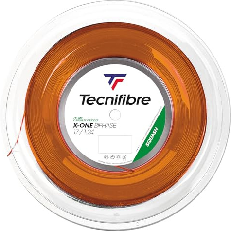 Tecnifibre X-One Biphase String 18 Gauge Orange Reel