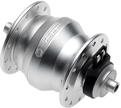 Shutter Precision (SP) Ultra Small Dynamo Hub SV-9-FB SL 24H S43HUB01504 Silver 24H