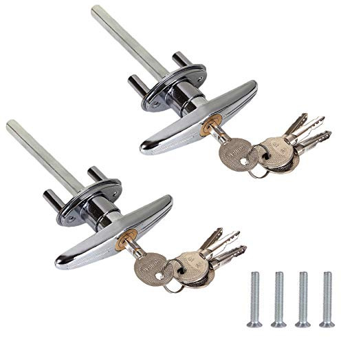 2 Pack Garage Door Handle, Replacement Garage Door Shed Door Lock T Handle