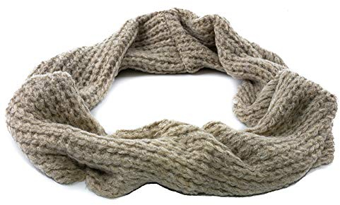 MFAZ Morefaz Ltd Vintermössa eller halsduk dam ull mössa mössa mask stickad hals mössor fleece pom pom pom