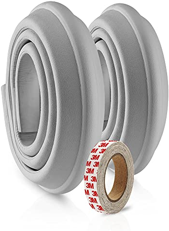 Reer Kantenschutz Soft, 2x 1 Meter, bissfest, schadstoffgeprüft, grau