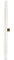 SEGULA LED Linienlampe klar - 500mm - S14d - dimmbar
