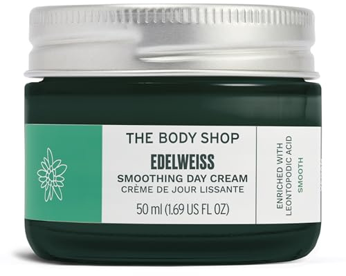 3x THE BODY SHOP EDELWEISS smoothing Tagescreme je 50ml 48h Feuchtigkeit