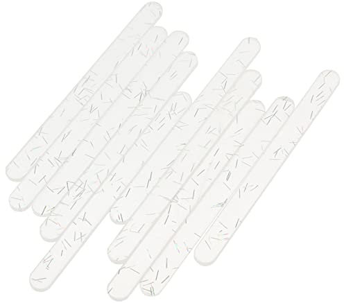 LALAFINA 20 Stück Acryl-eisstäbchen Sichere Eisgriffe Für Bastelstäbchen Für Zuhause Oder Das Geschäft Zufälliger Stil