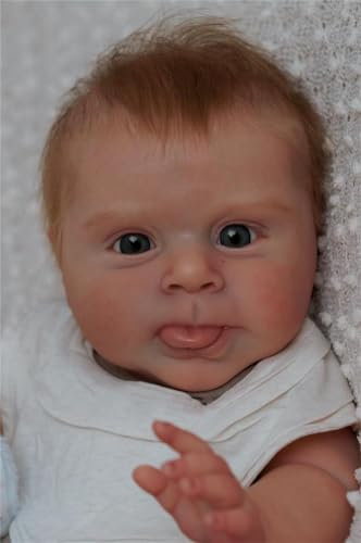 Zero pam Neugeborene Baby Puppen Lebensechte Babypuppen Mädchen 18 Zoll 45 cm Realistisches Reborn Baby Realistische Puppe Baby Geschenke Für Kinder Ab 3 Jahren