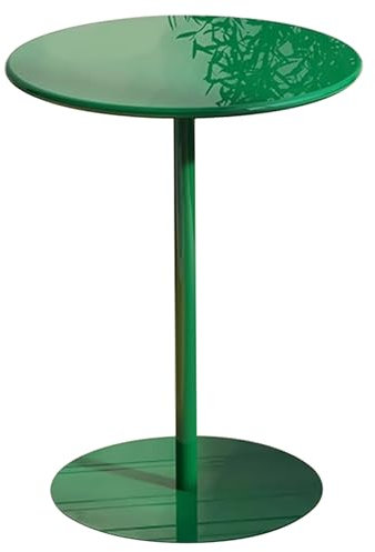 Generisch Runder Pub-Esstisch, hoher Küchen-Frühstücksbar-Säulentisch aus Metall mit Beinen, Cocktail-Tische, Wohnzimmer-Café-Esszimmer-Bistrotisch, Nachttisch (Größe: 48 x 72 cm)