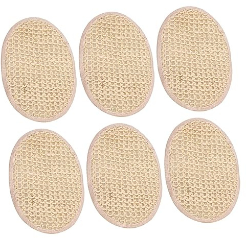 HAPINARY 12piezas Toalla Exfoliante De Ducha De Luffa Estropajo Doble Cara Para Espalda y Cuerpo Accesorios De Baño Prácticos y Portátiles Para Limpieza y Exfoliación