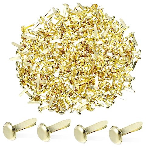 TOKIDNY 300 Stück Kleine Metallbrads in Pastellfarben Runde Eisen-papierverschlüsse Für Scrapbooking, Basteln Und DIY-anwendungen