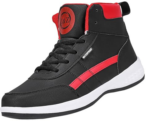 Generisch Herren High Top Sneaker Sportschuhe Basketballschuhe Atmungsaktiv Running Shoes Outdoor Fitness Straßenlaufschuhe Fitness Gym Walkingschuhe