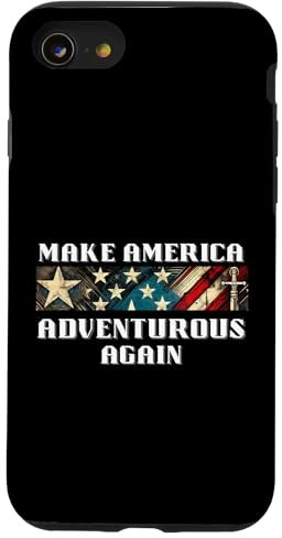 Machen Sie Amerika wieder abenteuerlustig USA Stars & Stripes Hülle für iPhone SE (2020) / 7 / 8